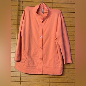 White Stag Jacket Womens Boho Bohemian Nectarine Button 8